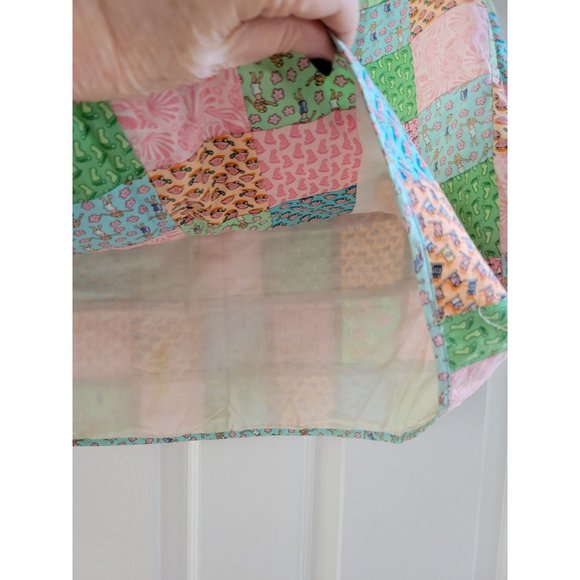Vineyard Vines Womens pink Patchwork Wrap skirt Hulu girls print wear size 10 - Picture 5 of 9